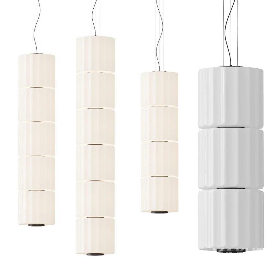 Column Ivory 300 Vertical Pendant Lamp - Image 3