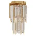 Athean Light Glam Brass Crystal Wall Sconce - Thumbnail 2