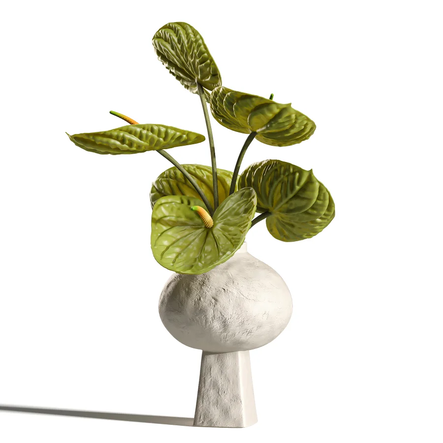 Burgundy and Olive Anthurium 61 - Image 2