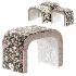 BREC pouf by BORDADO in three prints - Thumbnail 1
