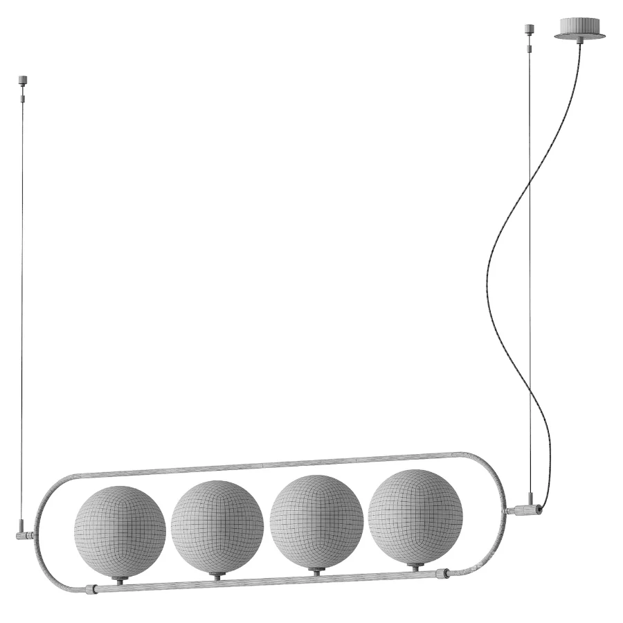 Abbacus pendant long lamp by Aromas - Image 1