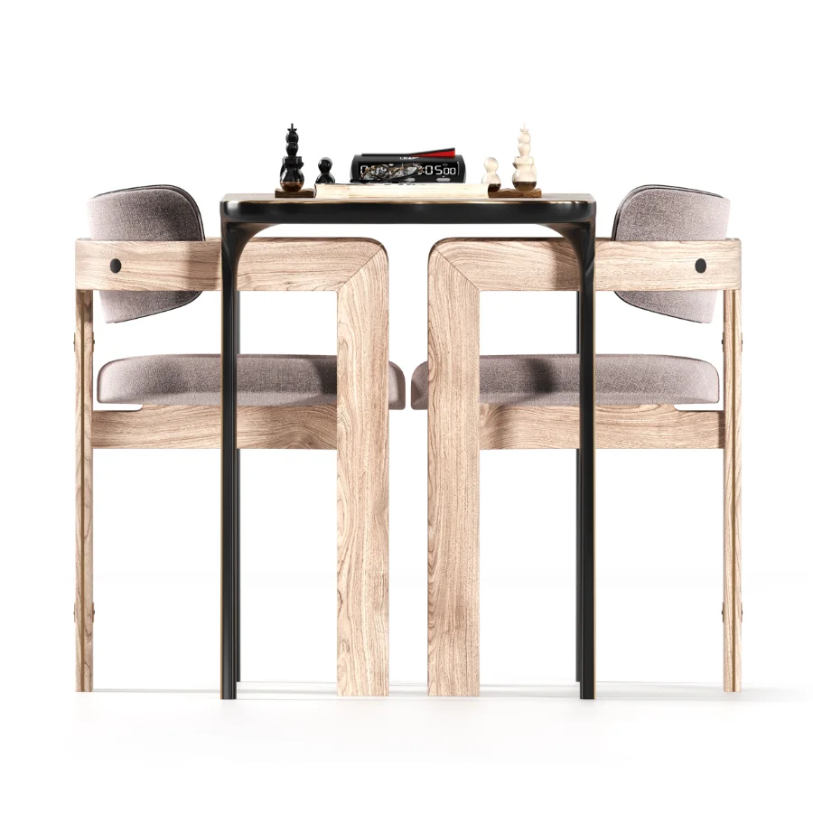 Chess Table and Chairs - Image 2