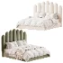 Liel Velour Bed Divan - Thumbnail 1