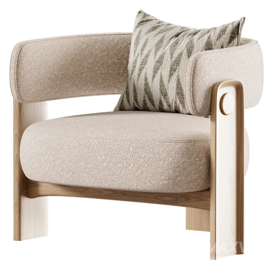 Japandi Armchair - Image 6