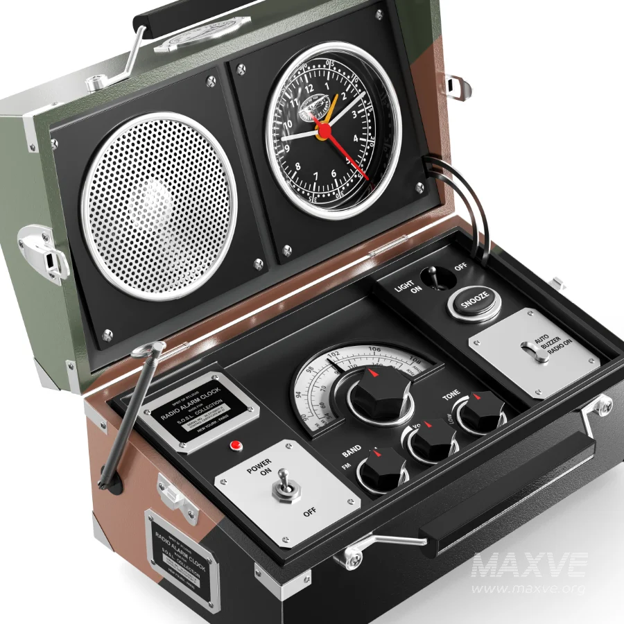AM-FM Radio Alarm Clock - Image 5