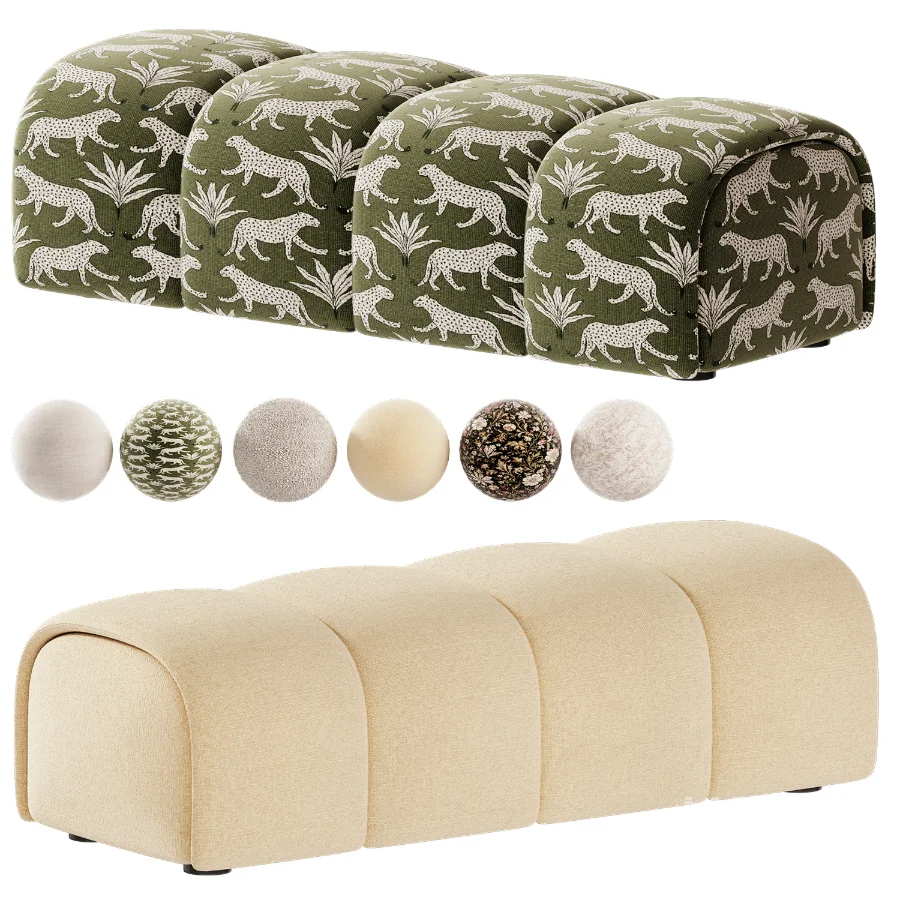 Ruffle Pouf - Image 5