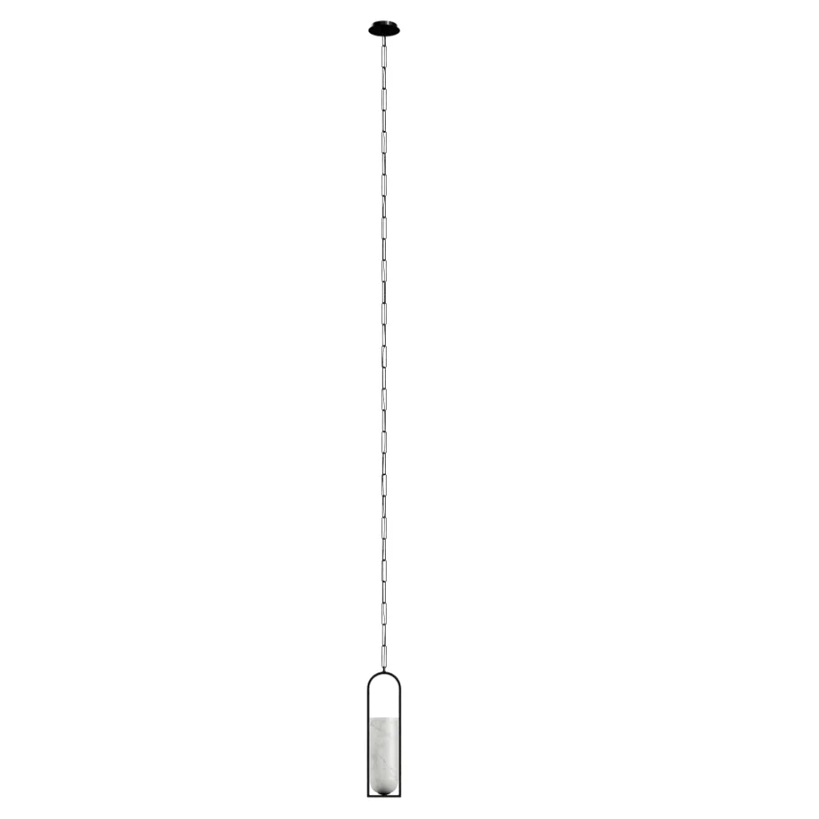 Melange Small Elongated Pendant by Visual Comfort - Image 7