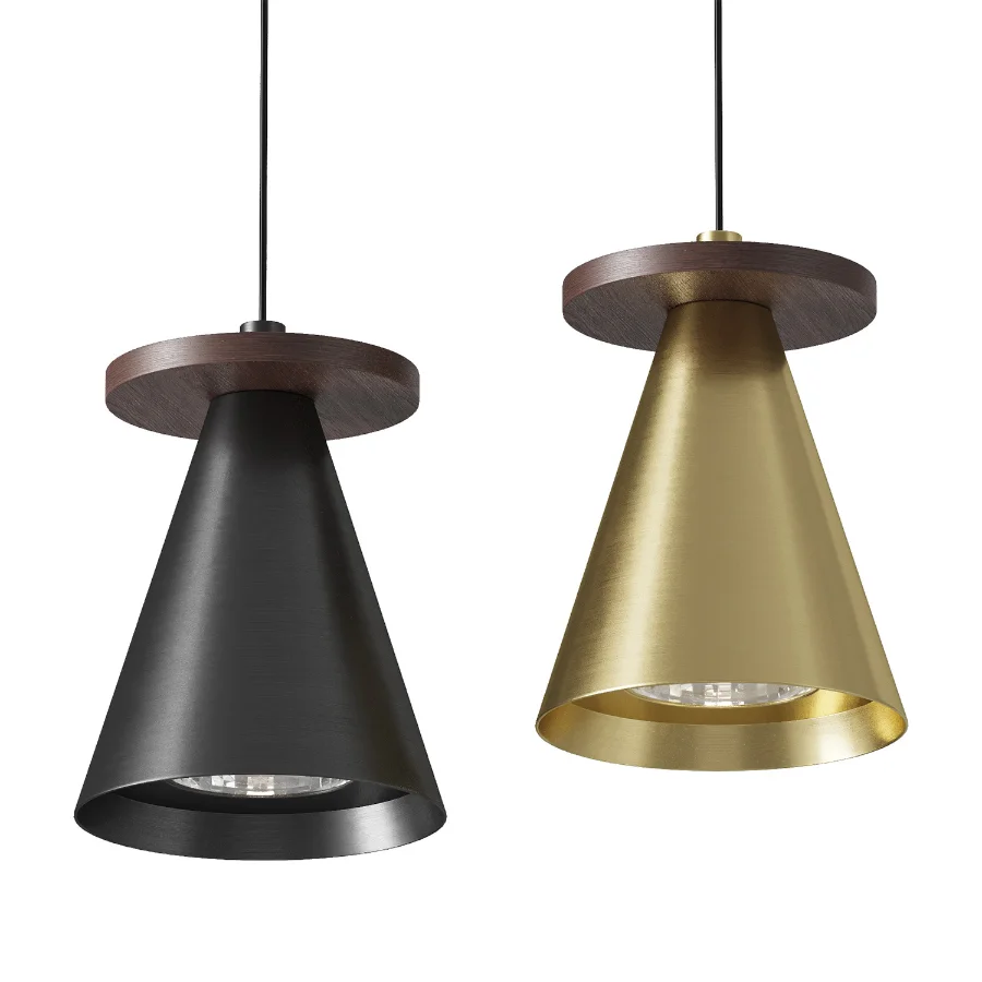 PIET CONE WOOD Pendant Lamp By Lampatron - Image 4
