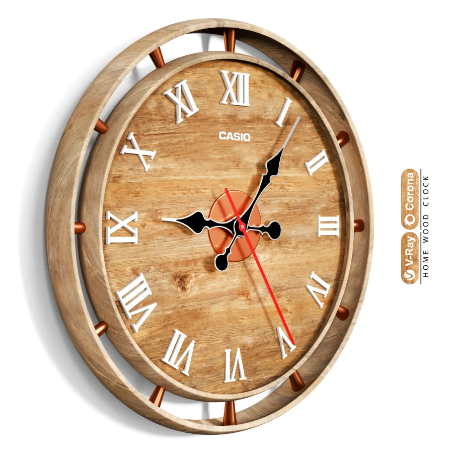 HOME WOOD CLOCK - Image 3