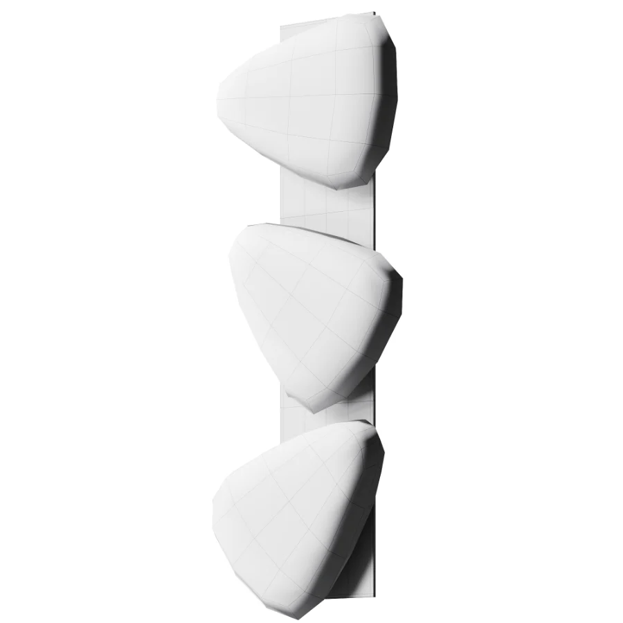 Modern Organic Glass Wall Lamp - Image 4