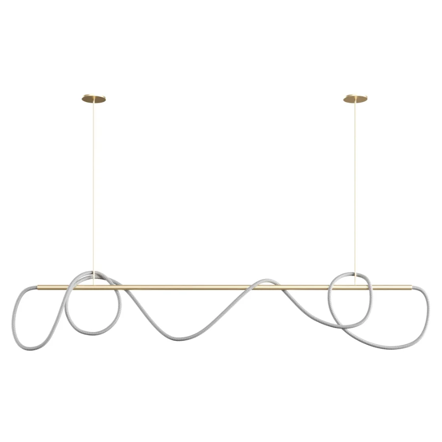 Festif Linear Pendant Lamp by Dbianco vol 4 - Image 2