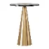 Addyson Grey Marble And Gold Side Table - Thumbnail 2