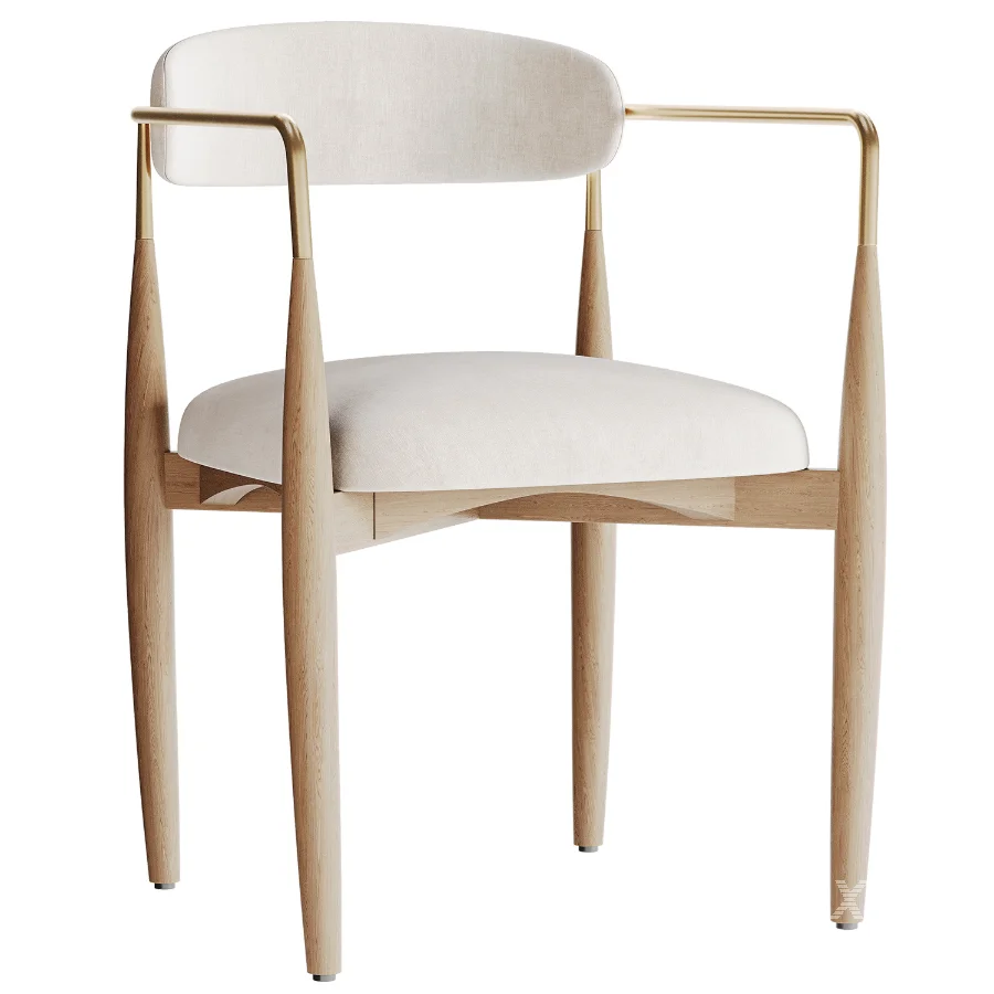 Bradley Chair with Arms by Dantone Home - Image 3