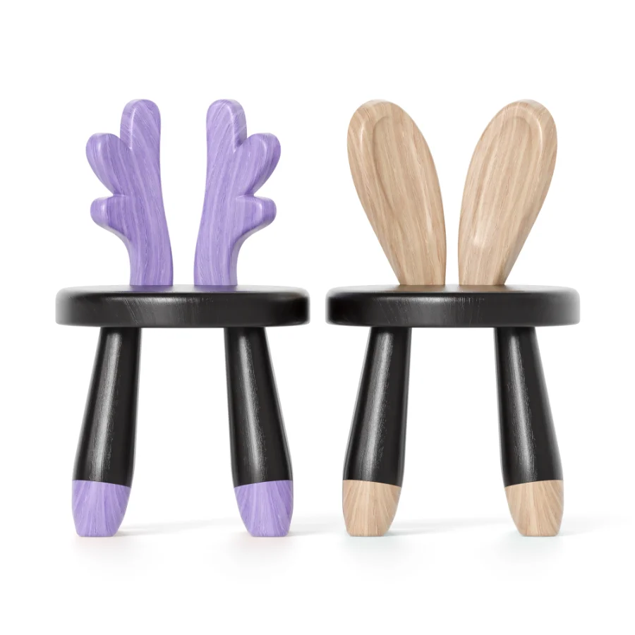 WOODEN ANIMAL CHAIR & TABLE - Image 5
