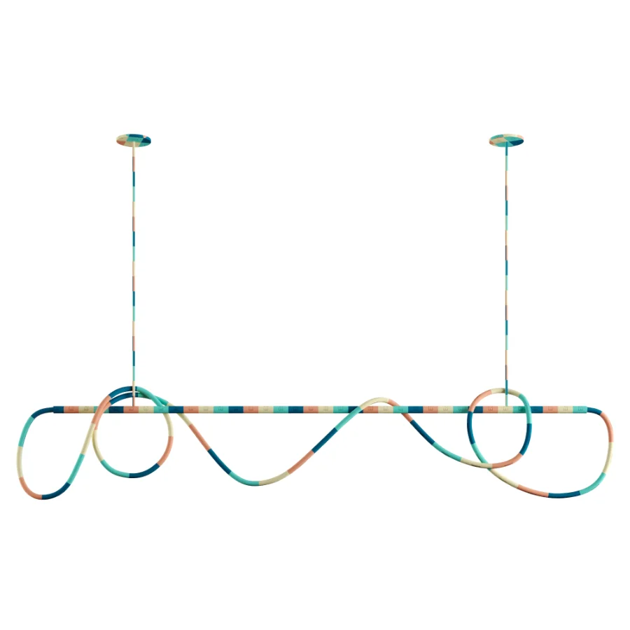 Festif Linear Pendant Lamp by Dbianco vol 4 - Image 8