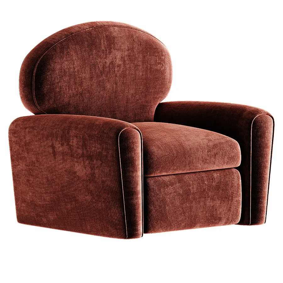 Roma Soft armchair By Saloni - Image 2