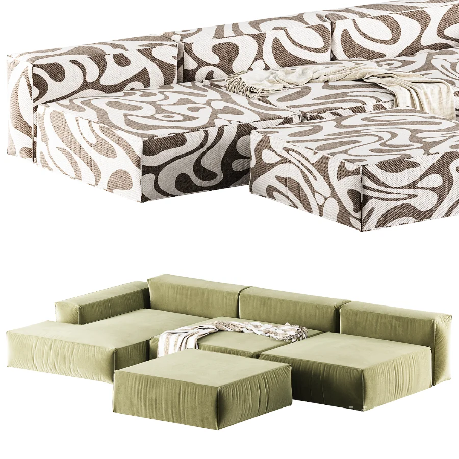 Tofu Sectional Corner Sofa - Image 4