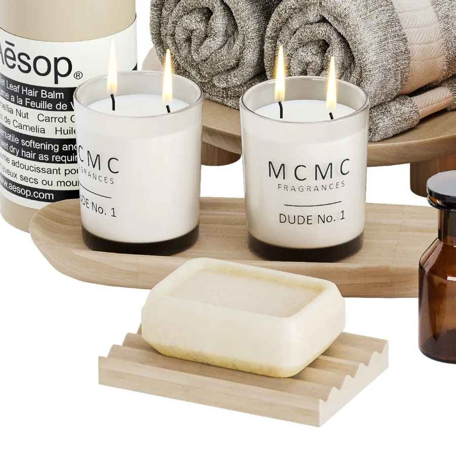 Decorative Bathroom Set 06 - Image 2