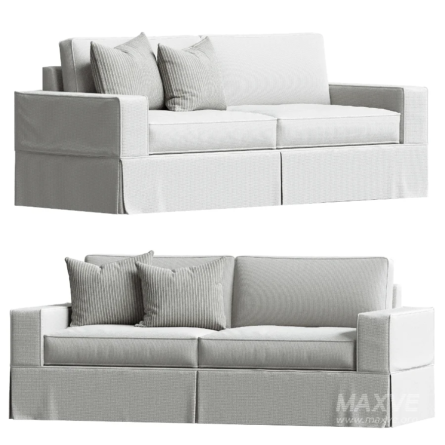 Slipcovered Sofa By Darby Home Co - Image 5