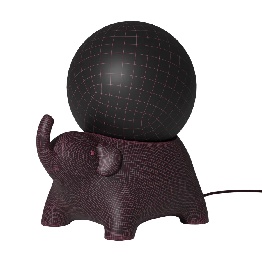 Kids Elephant Table Lamp - Image 3