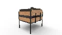 Living Room PU Leather Leisure Sofa Chair - Thumbnail 1