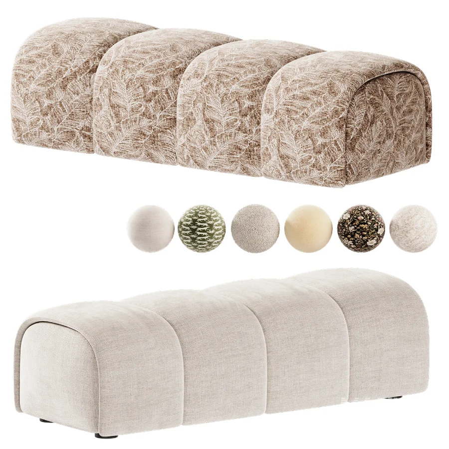 Ruffle Pouf - Image 4