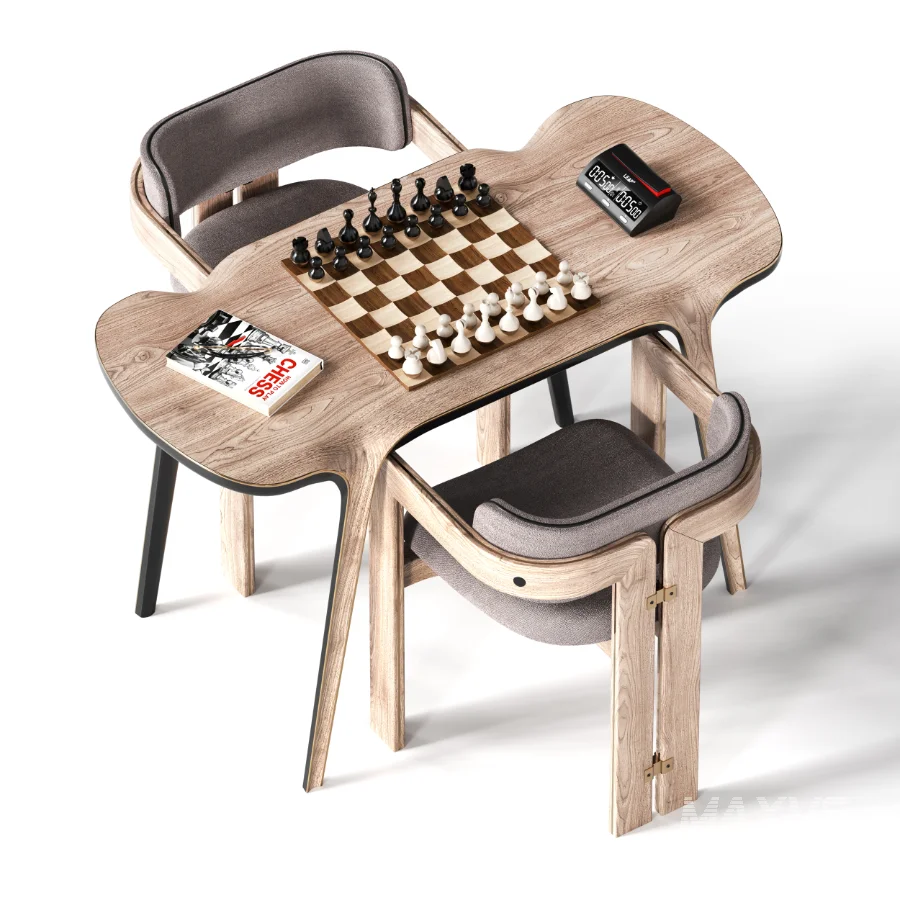 Chess Table and Chairs - Image 6
