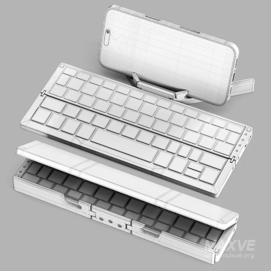 Bluetooth Keyboard Foldable - Image 7