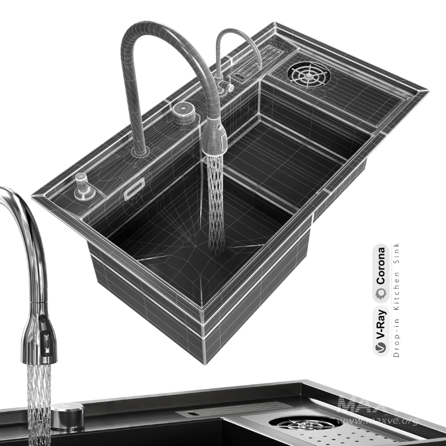 Drop-in Kitchen Sink 2 - Image 7