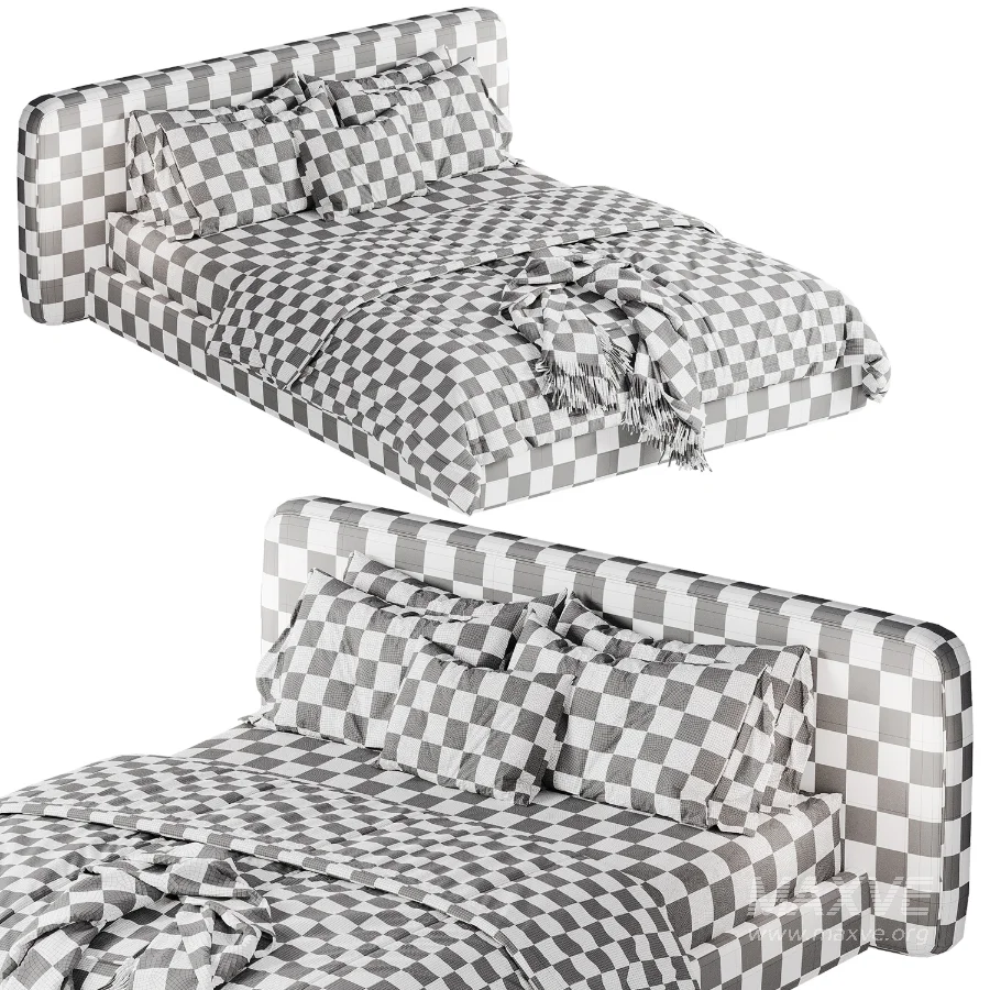 Modern Double Bed - Image 4
