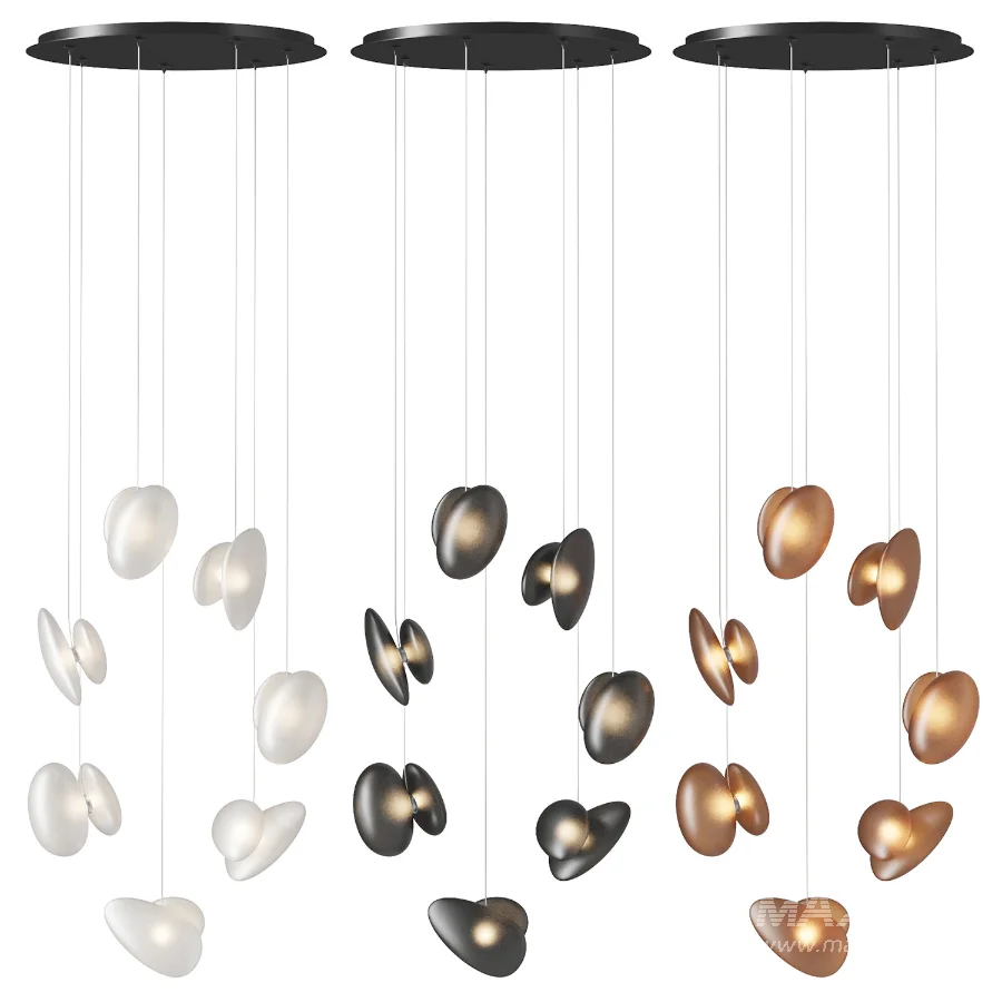 Pebble Linear 05 Chandelier - Image 3