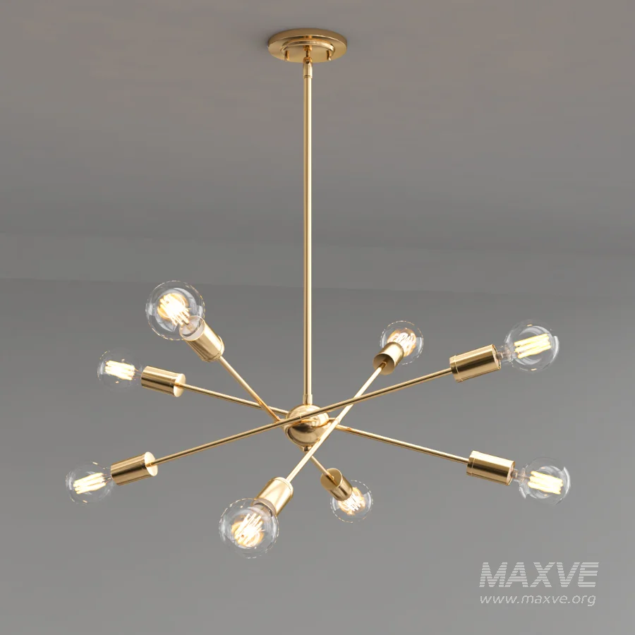 BOKT Luxury Copper Chandelier - Image 1