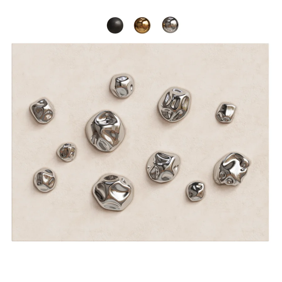 Gold Organic Wall Decor 07 - Image 3
