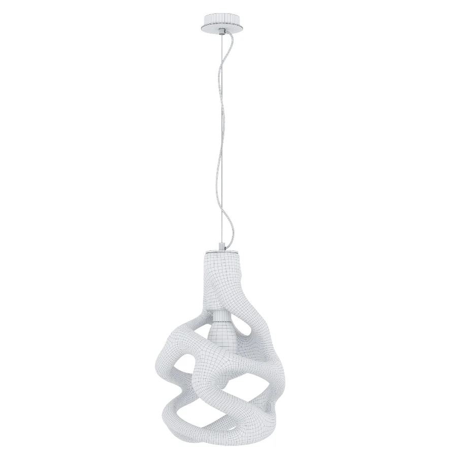 Organic Sculptural Spiralium Pendant Lamp - Image 2