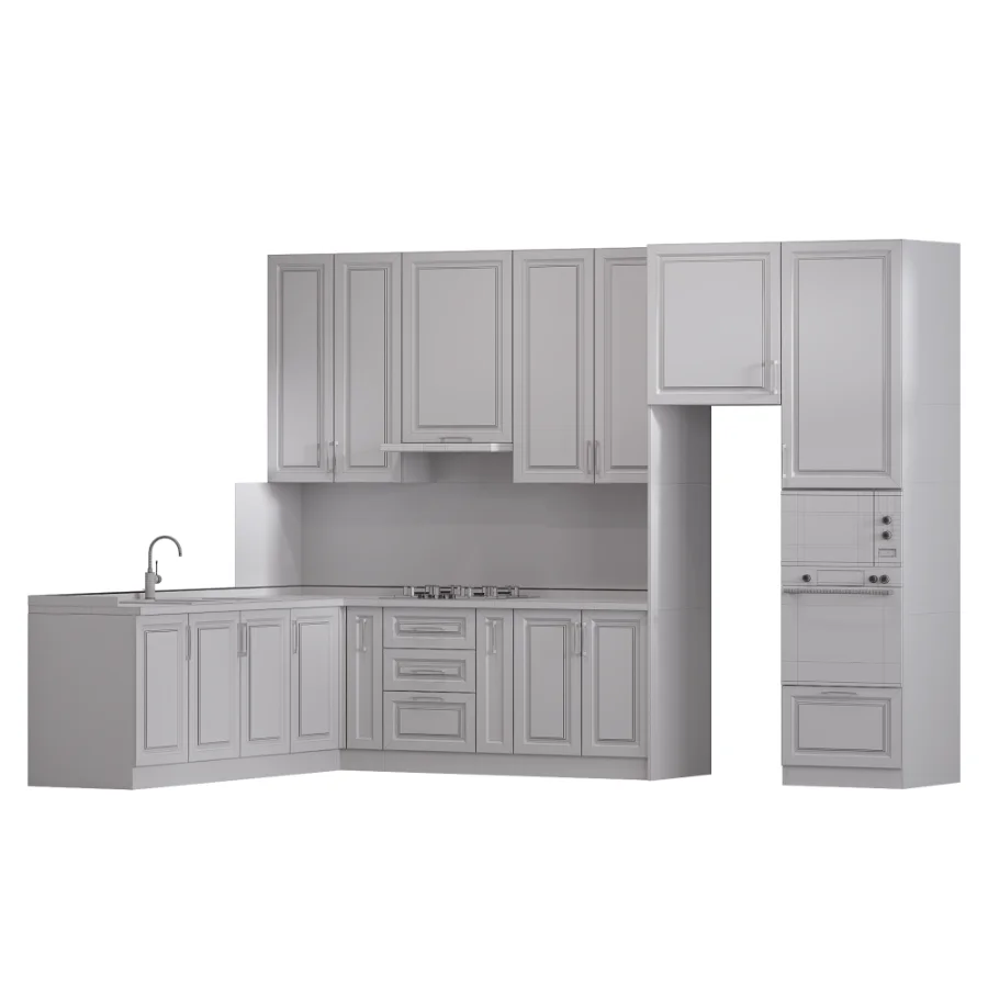 Neoclassical style kitchen set 001 - Image 6
