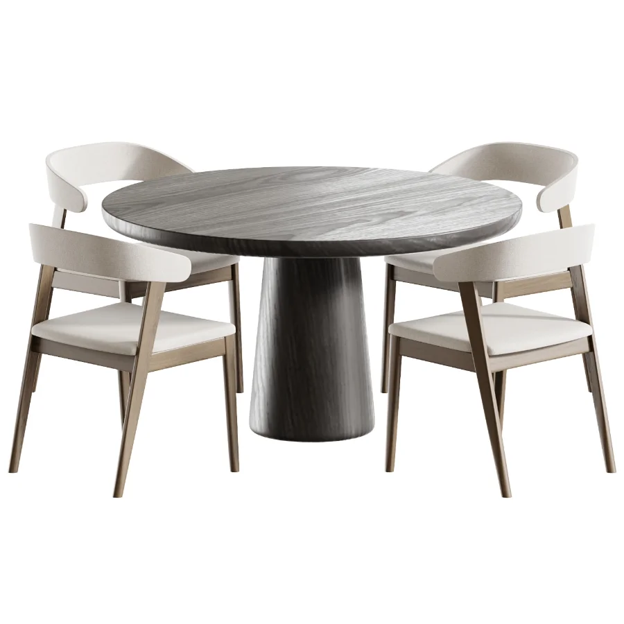 Wooden kitchen chair and Dining table Makoto - Image 2