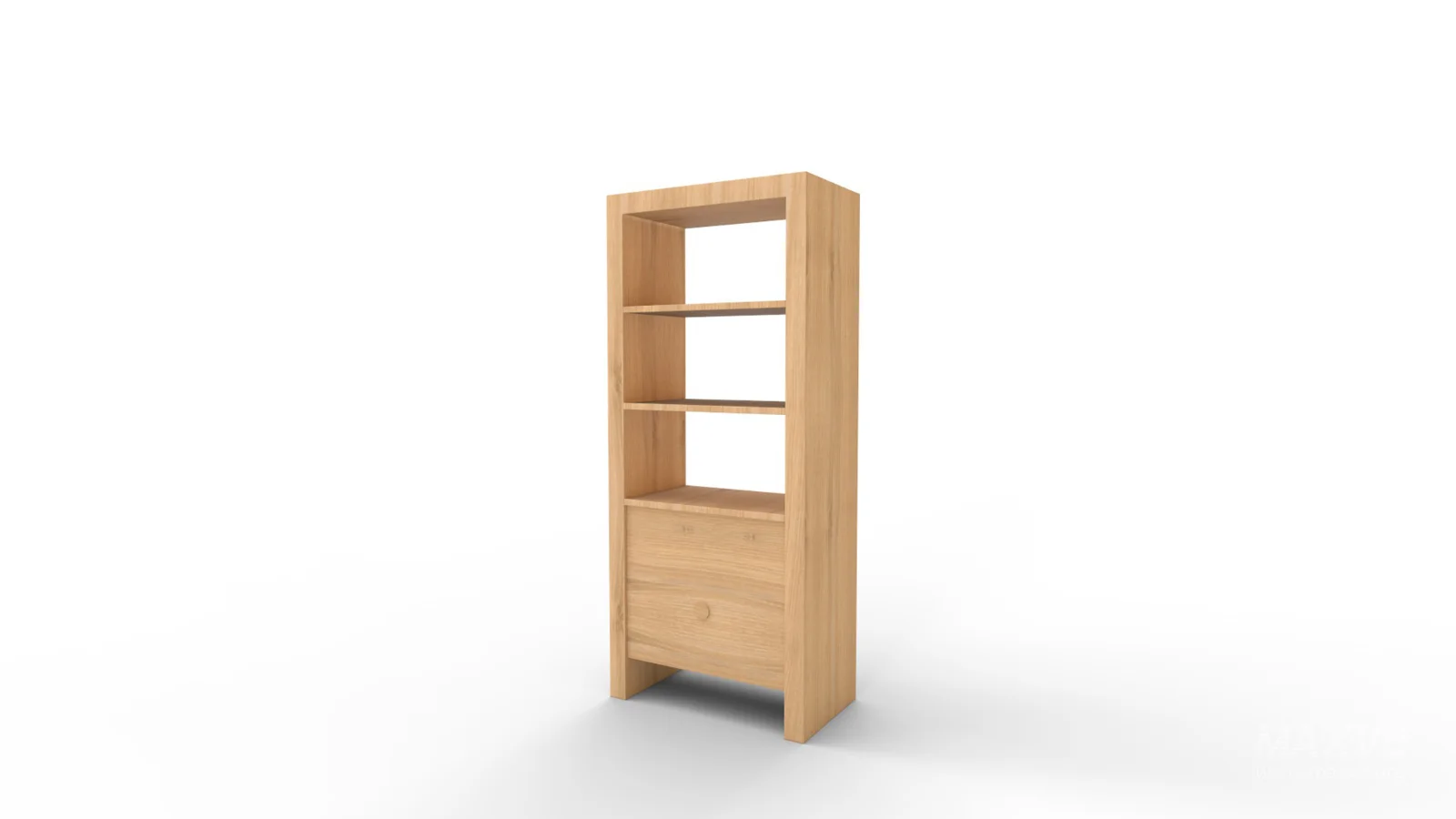 Baja Natural Storage Bookcase - Image 8