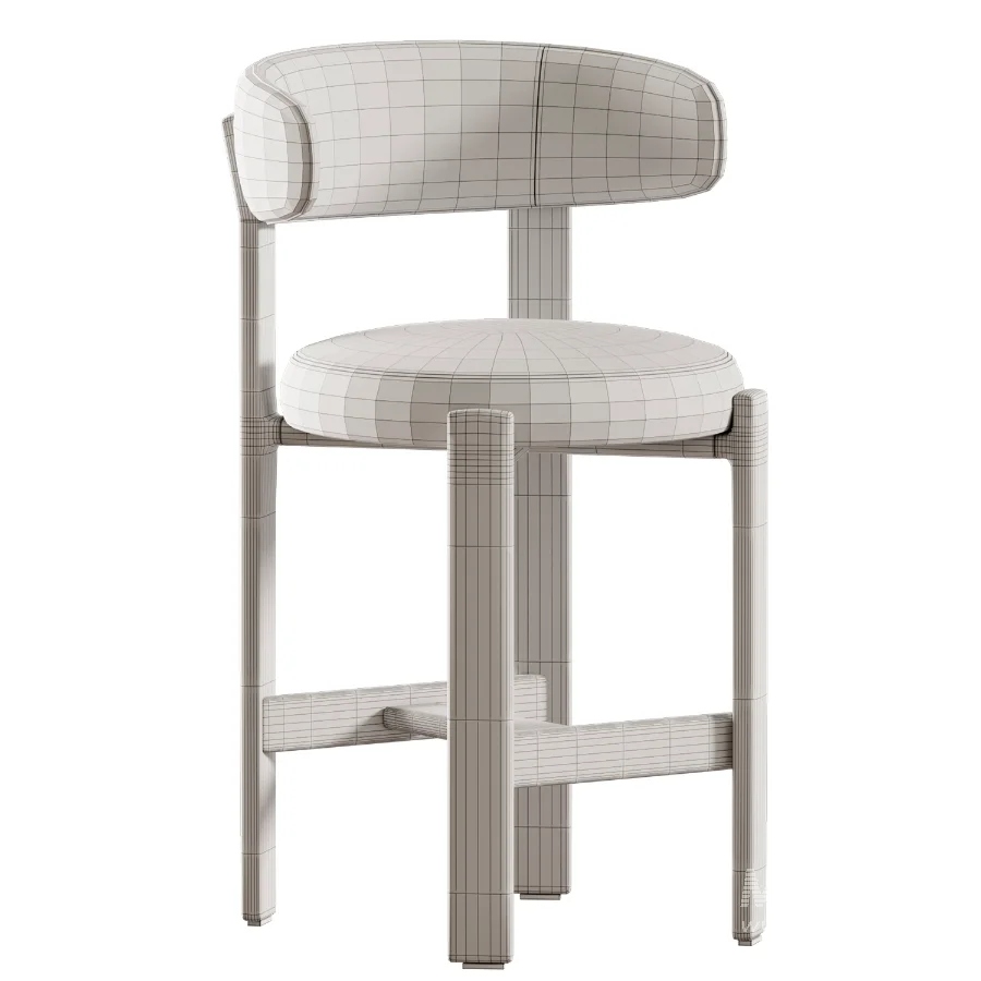 Granite Stool By Kave Home - Image 1