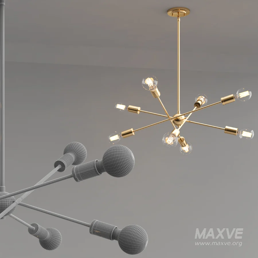 BOKT Luxury Copper Chandelier - Image 4