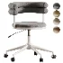Ponty light gray office chair - Thumbnail 2