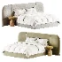 Julianne Upholstered Winged Bed - Thumbnail 2
