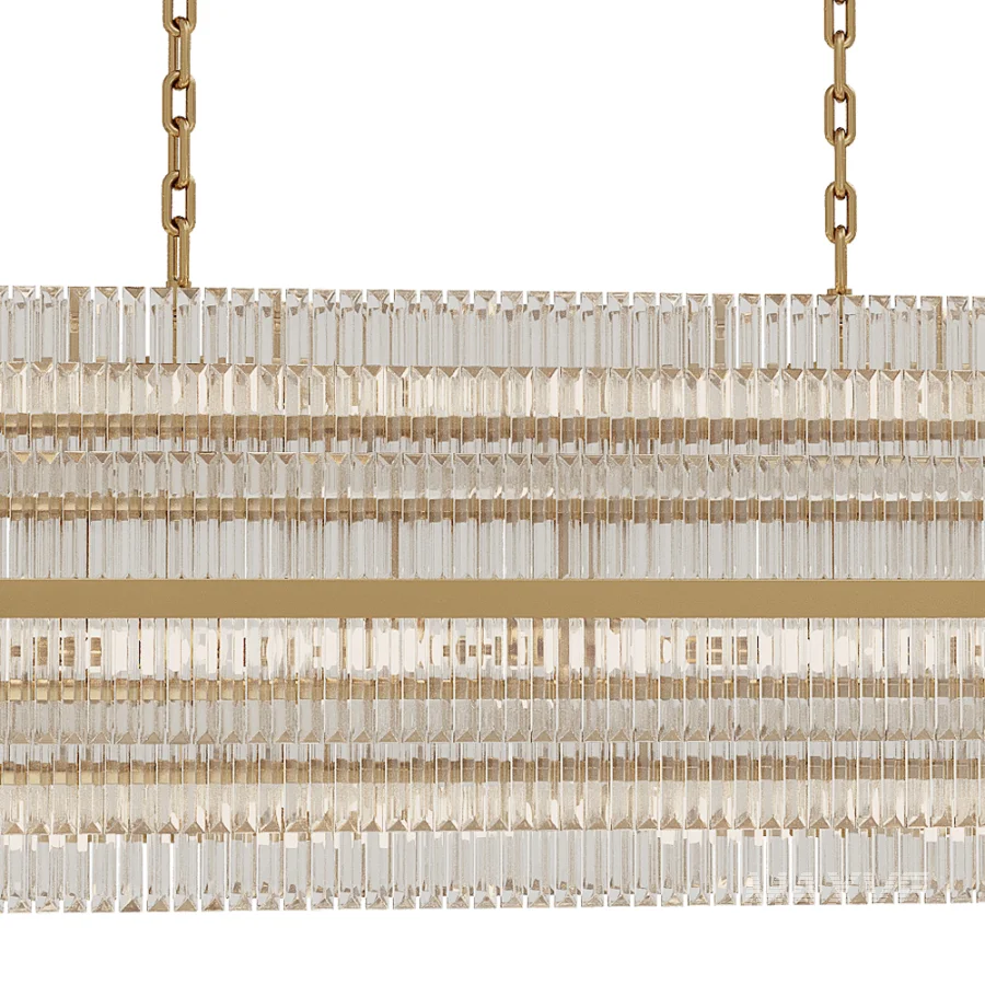 Vienna Linear Crystal Chandelier - Image 3