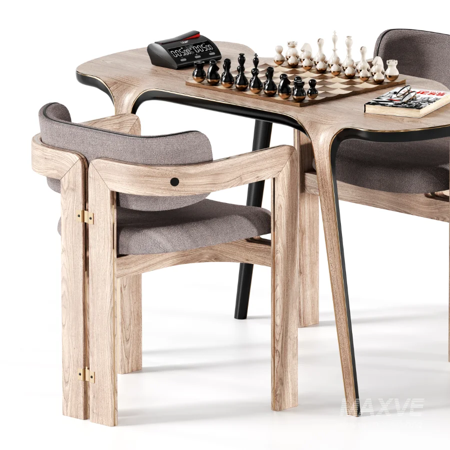 Chess Table and Chairs - Image 4