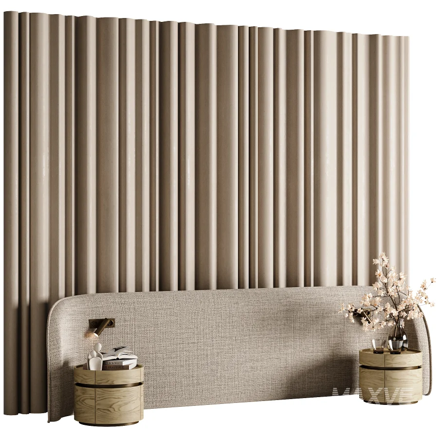 Organic Headboard Set07 - Image 2