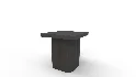 Kayla Black Concrete Side Table - Thumbnail 5