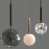 Glass ball pendant lamp - Thumbnail 2
