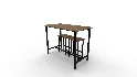 Baroda 2Person Counter Height Dining Set - Thumbnail 1