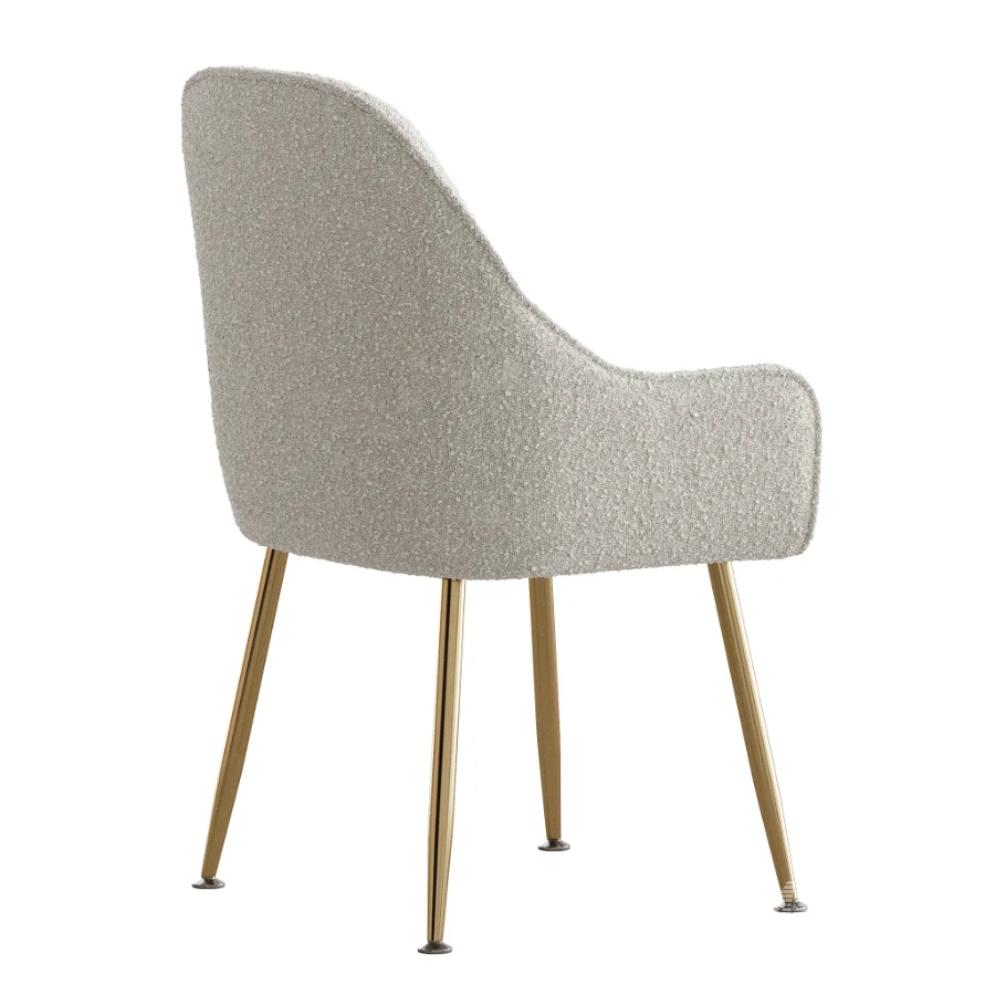 Scandinavian Style Metal Dining Chair - Image 6