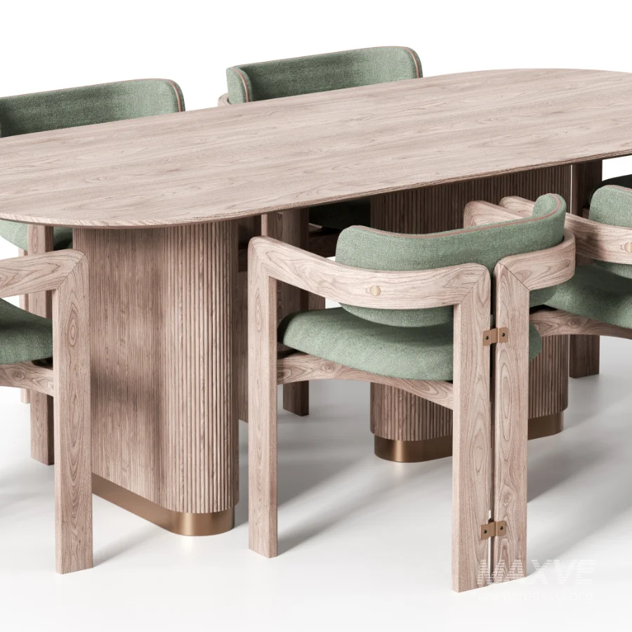 DINING CHAIR AND TABLE - Image 5