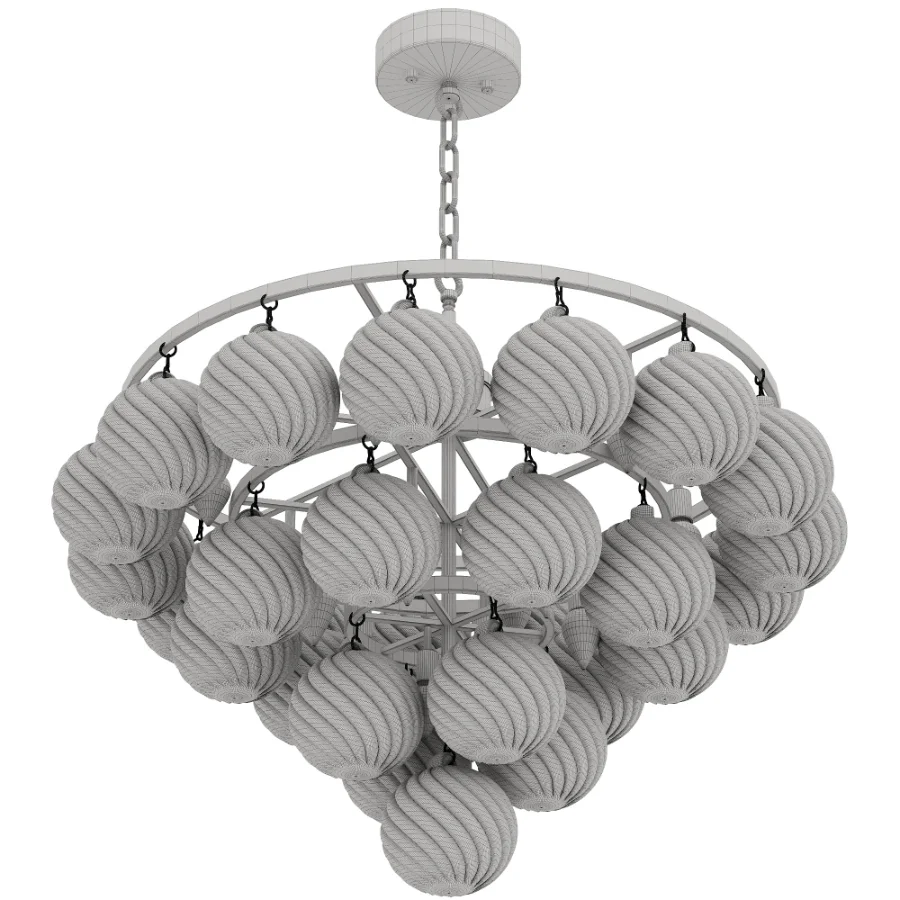 Yader Tiered Bubble Chandelier - Image 4